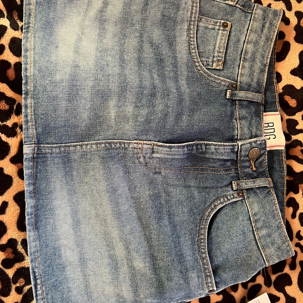 Urban Outfitters BDG Blue Denim Mini Skirt